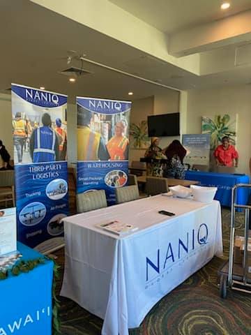 The Naniq table set up at the Kapolei Career Fair